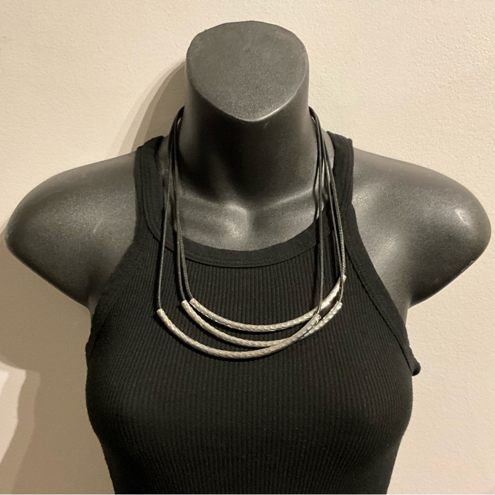 Triple-layered Silpada Silver Necklace